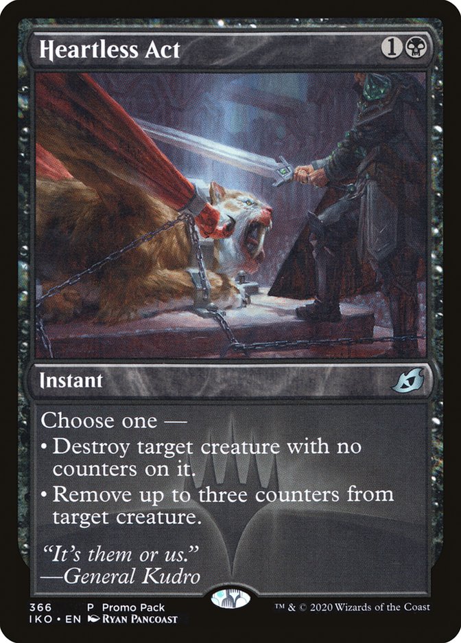 Heartless Act (Promo Pack) [Ikoria: Lair of Behemoths Promos] | Card Citadel