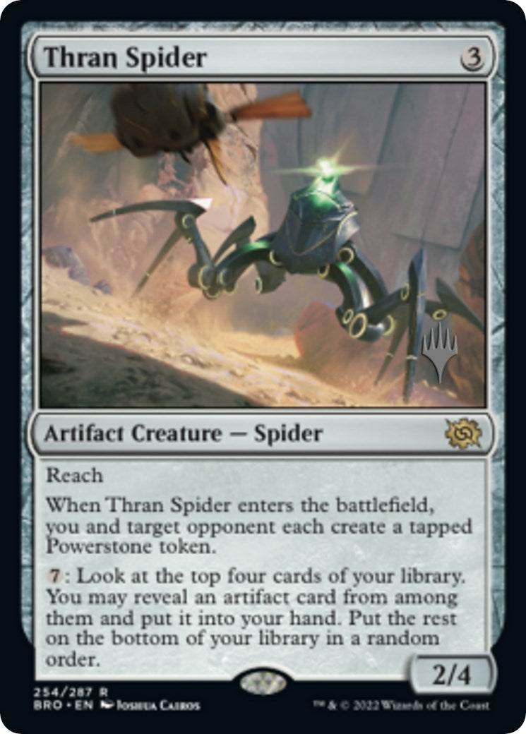 Thran Spider (Promo Pack) [The Brothers' War Promos] | Card Citadel