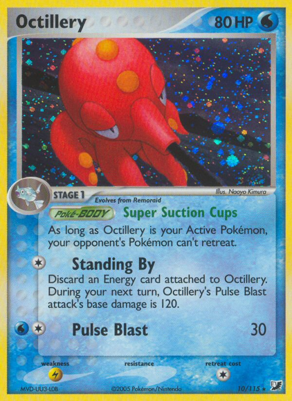 Octillery (10/115) [EX: Unseen Forces] | Card Citadel