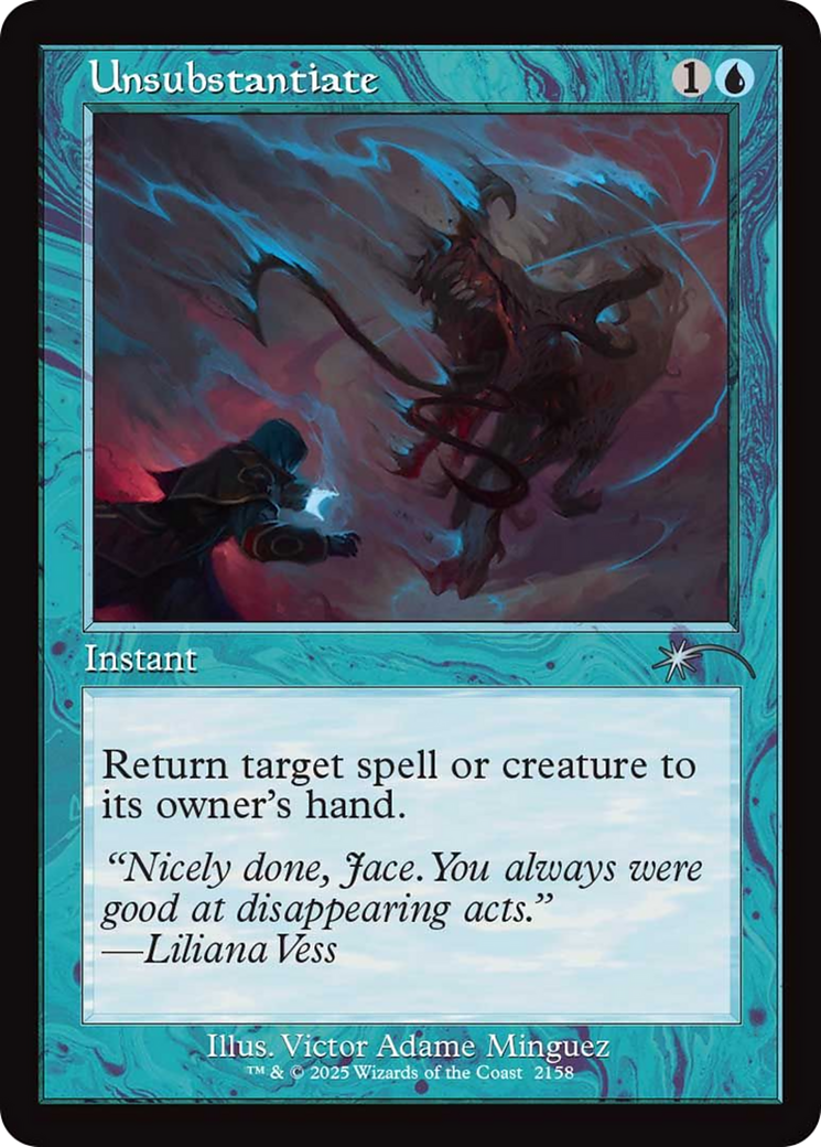 Unsubstantiate (Retro Frame) [Secret Lair Drop Series] | Card Citadel