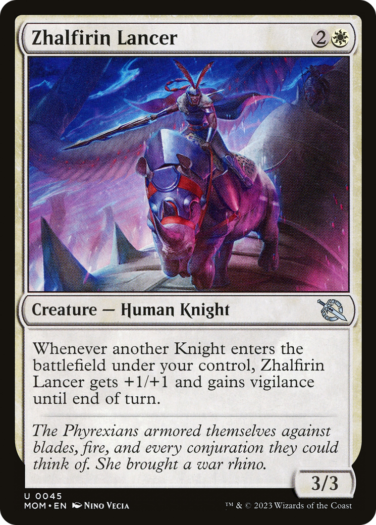 Zhalfirin Lancer [March of the Machine] | Card Citadel