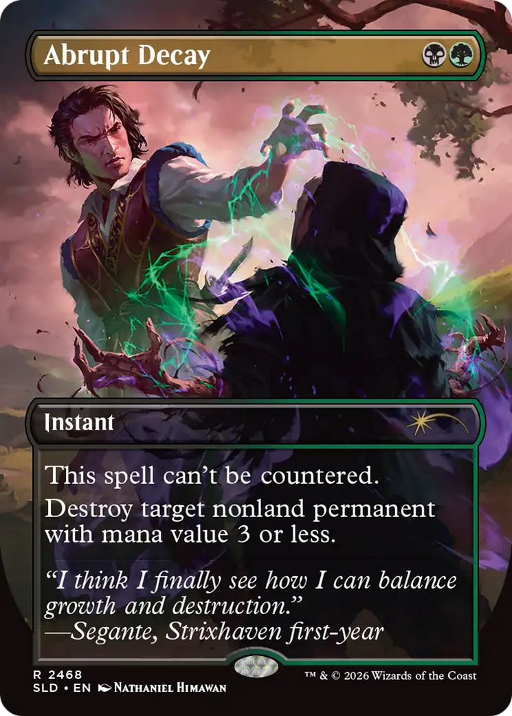 Abrupt Decay [Secret Lair Drop Series] | Card Citadel