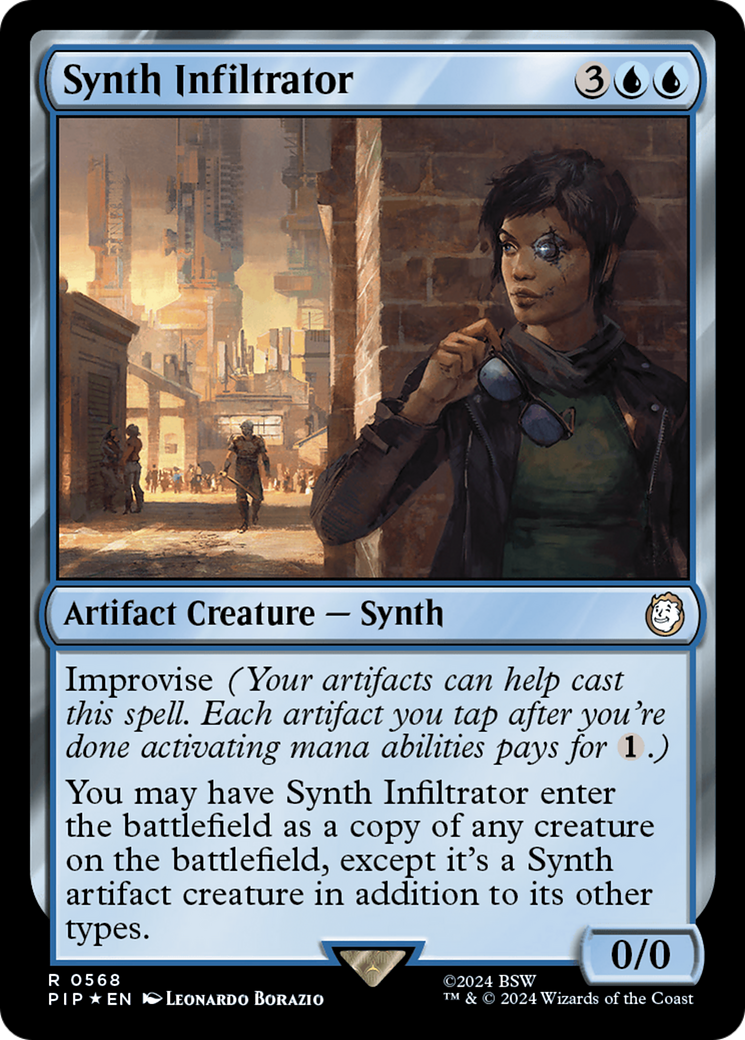 Synth Infiltrator (Surge Foil) [Fallout] | Card Citadel