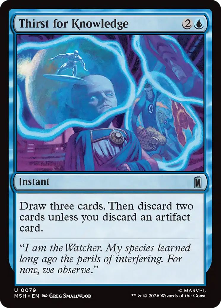 Thirst for Knowledge [Marvel Super Heroes] | Card Citadel