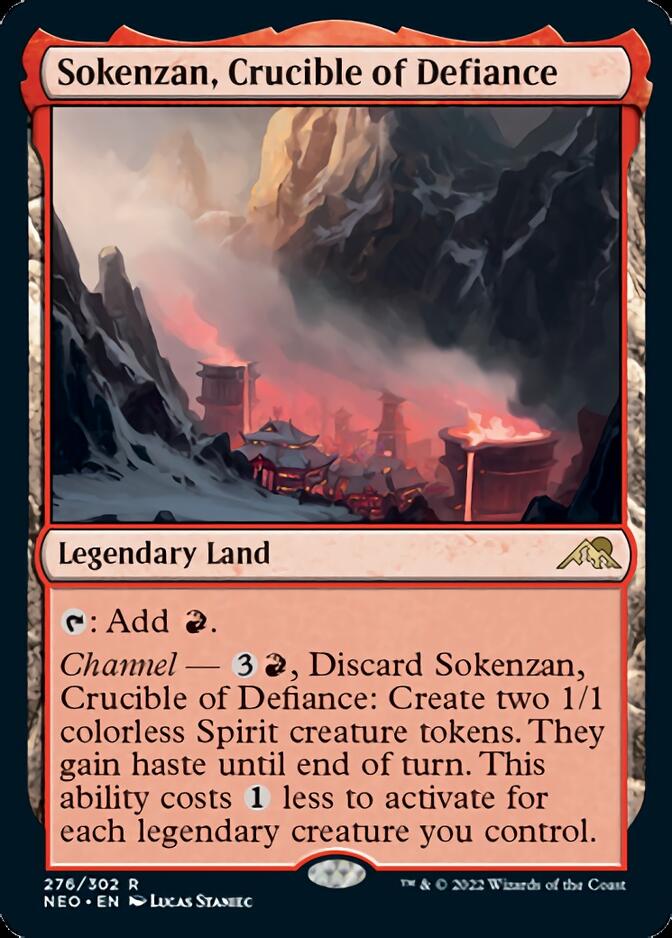 Sokenzan, Crucible of Defiance [Kamigawa: Neon Dynasty] | Card Citadel