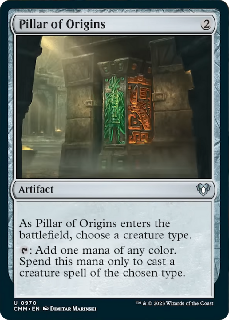 Pillar of Origins [Commander Masters] | Card Citadel