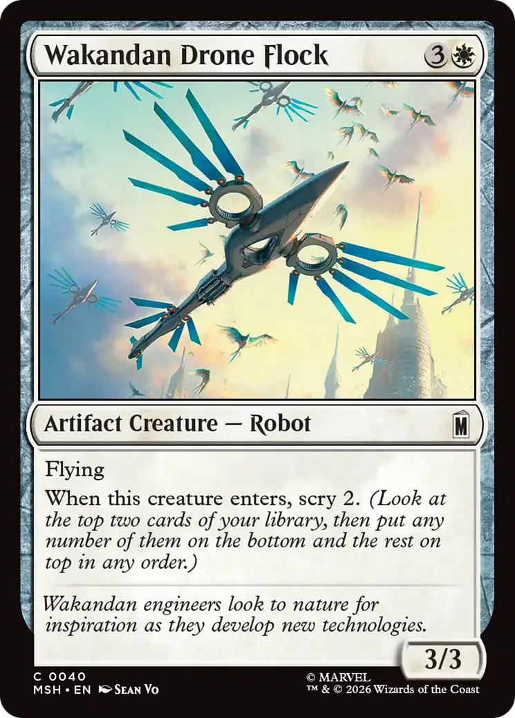 Wakandan Drone Flock [Marvel Super Heroes] | Card Citadel