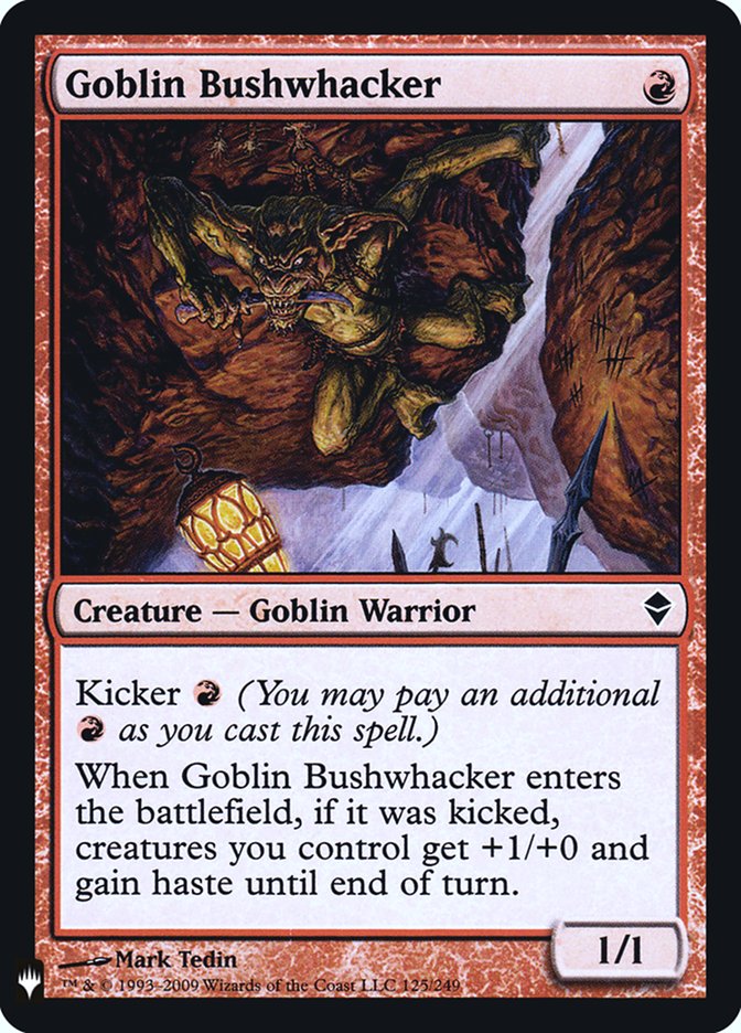 Goblin Bushwhacker [Mystery Booster] | Card Citadel