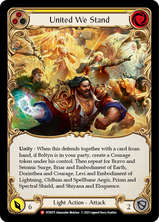 United We Stand [DTD079] (Dusk Till Dawn)  Rainbow Foil | Card Citadel