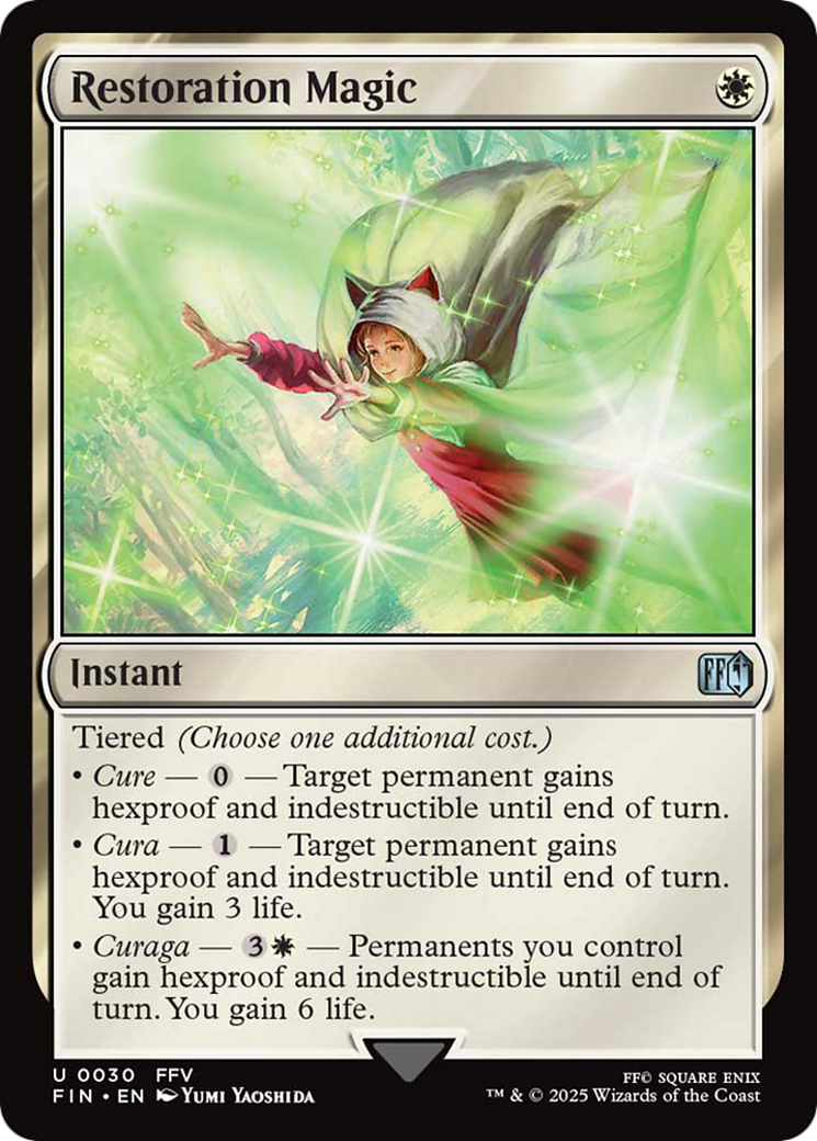 Restoration Magic [FINAL FANTASY] | Card Citadel