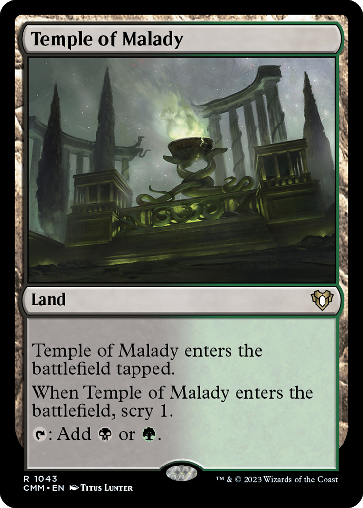 Temple of Malady [Commander Masters] | Card Citadel