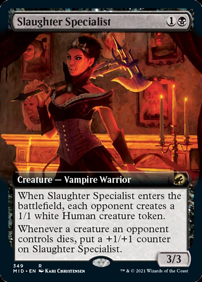 Slaughter Specialist (Extended Art) [Innistrad: Midnight Hunt] | Card Citadel