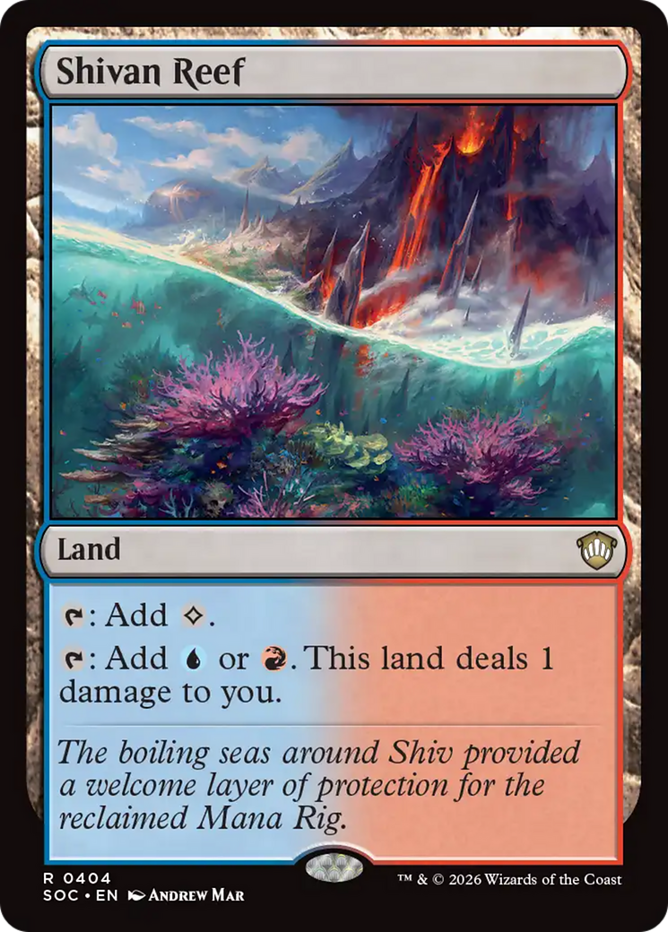 Shivan Reef [Secrets of Strixhaven Commander] | Card Citadel