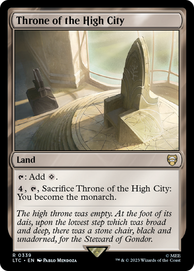 Throne of the High City [The Lord of the Rings: Tales of Middle-Earth Commander] | Card Citadel