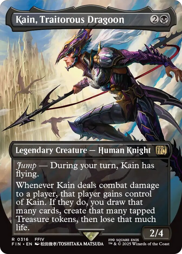 Kain, Traitorous Dragoon (Borderless) [FINAL FANTASY] | Card Citadel