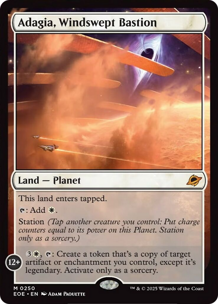 Adagia, Windswept Bastion [Edge of Eternities] | Card Citadel