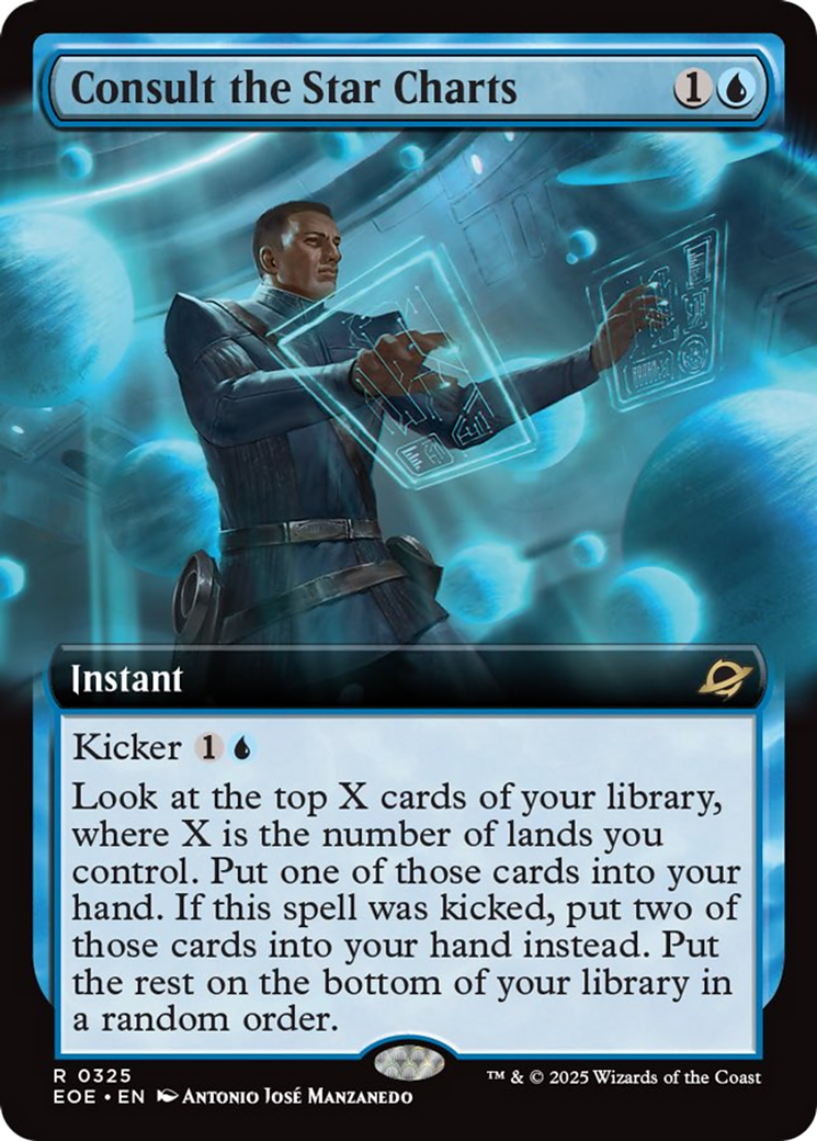 Consult the Star Charts (Extended Art) [Edge of Eternities] | Card Citadel