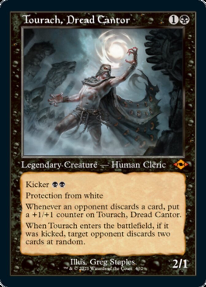 Tourach, Dread Cantor (Retro Foil Etched) [Modern Horizons 2] | Card Citadel