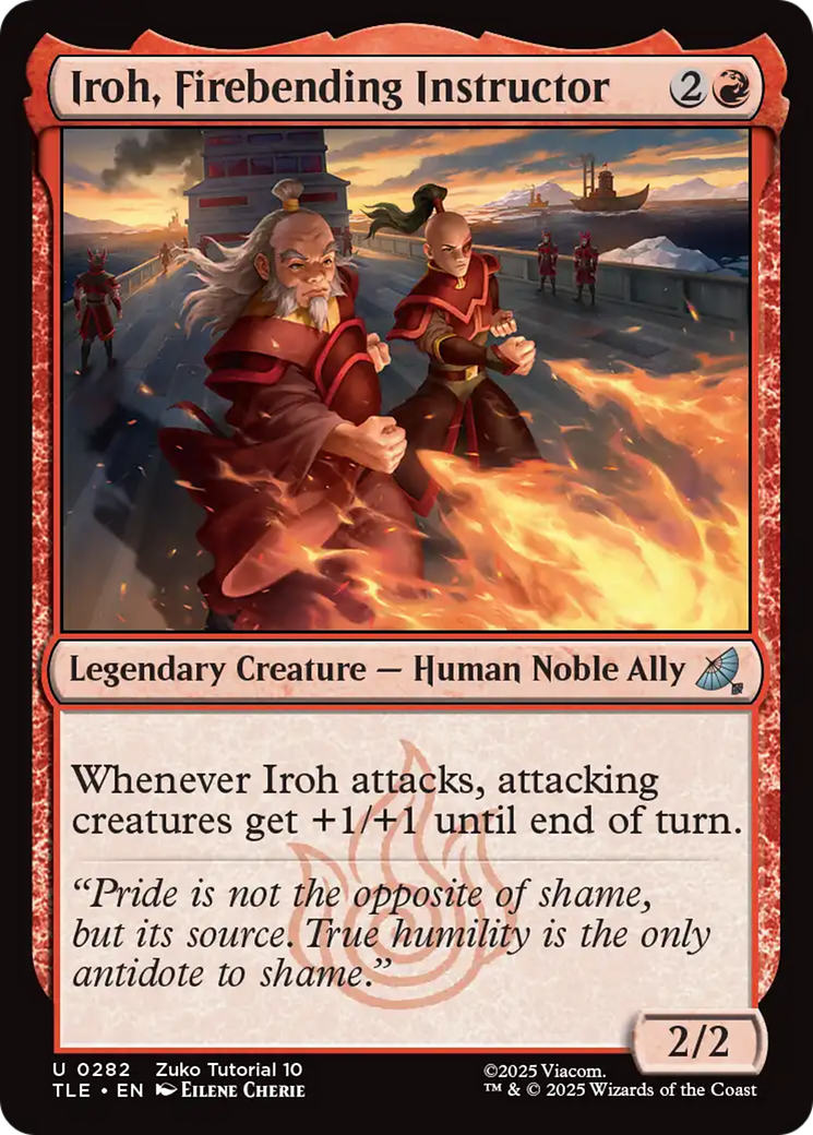 Iroh, Firebending Instructor (0282) [Avatar: The Last Airbender: Eternal-Legal] | Card Citadel
