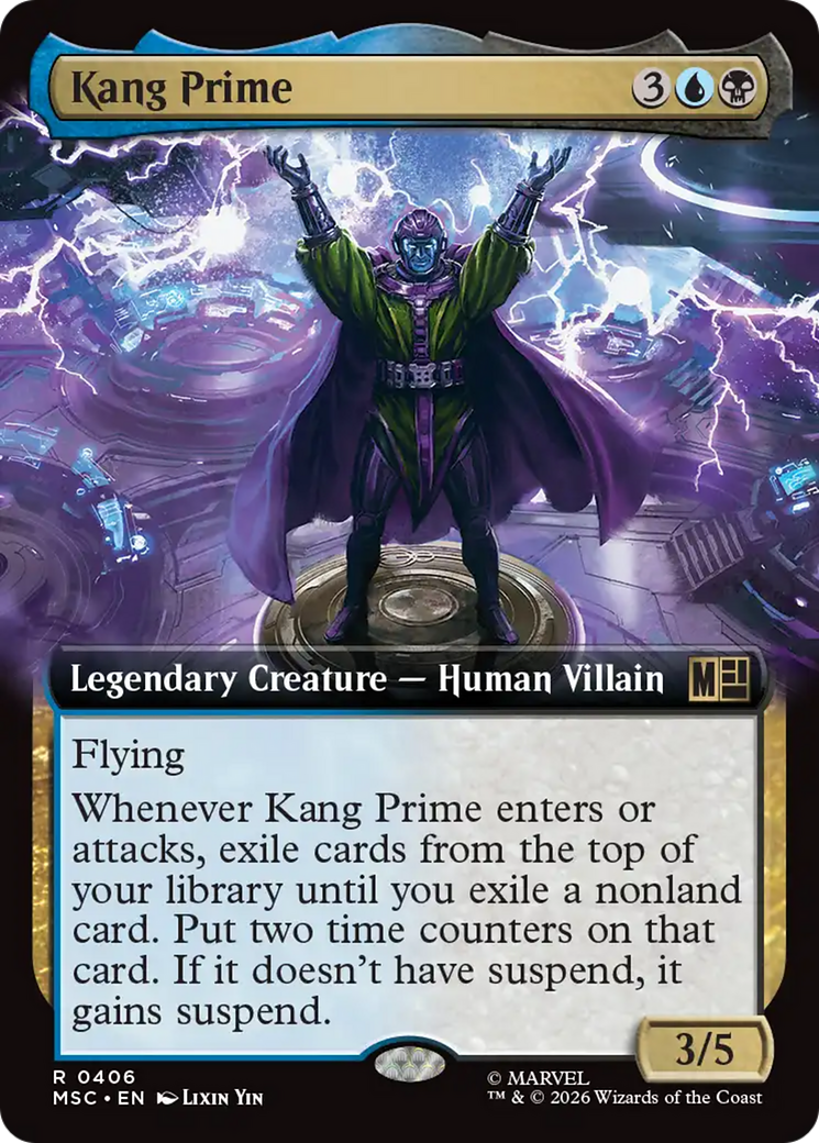 Kang Prime (Extended Art) [Marvel Super Heroes Commander] | Card Citadel