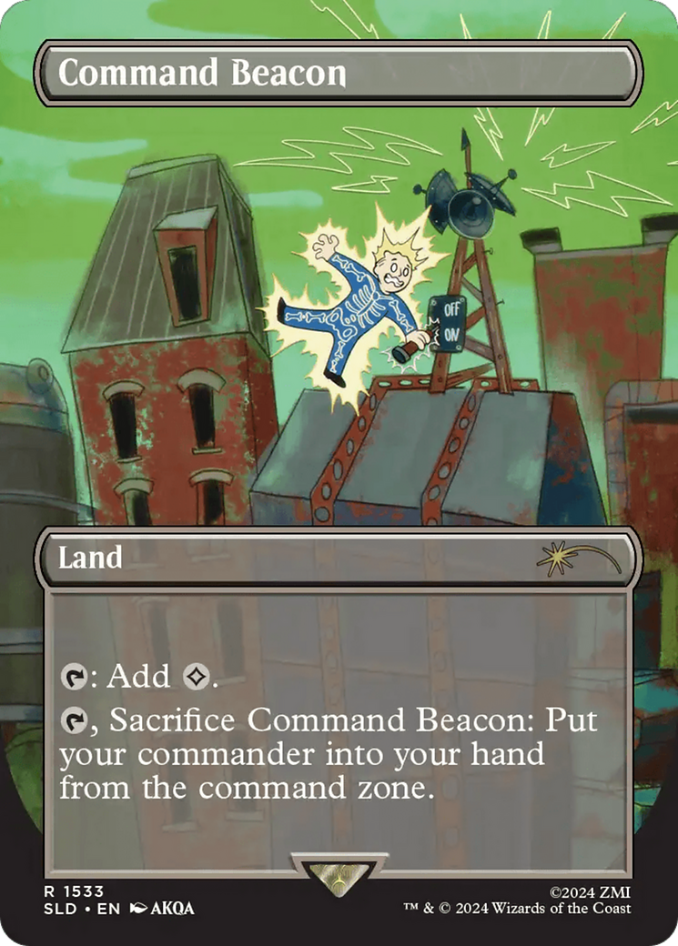 Command Beacon (Rainbow Foil) [Secret Lair Drop Series] | Card Citadel