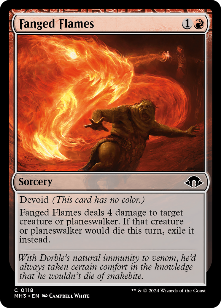 Fanged Flames [Modern Horizons 3] | Card Citadel