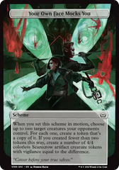 Your Own Face Mocks You (Full Art) [Duskmourn: Archenemy] | Card Citadel