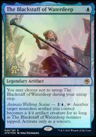 The Blackstaff of Waterdeep [Dungeons & Dragons: Adventures in the Forgotten Realms Prerelease Promos] | Card Citadel