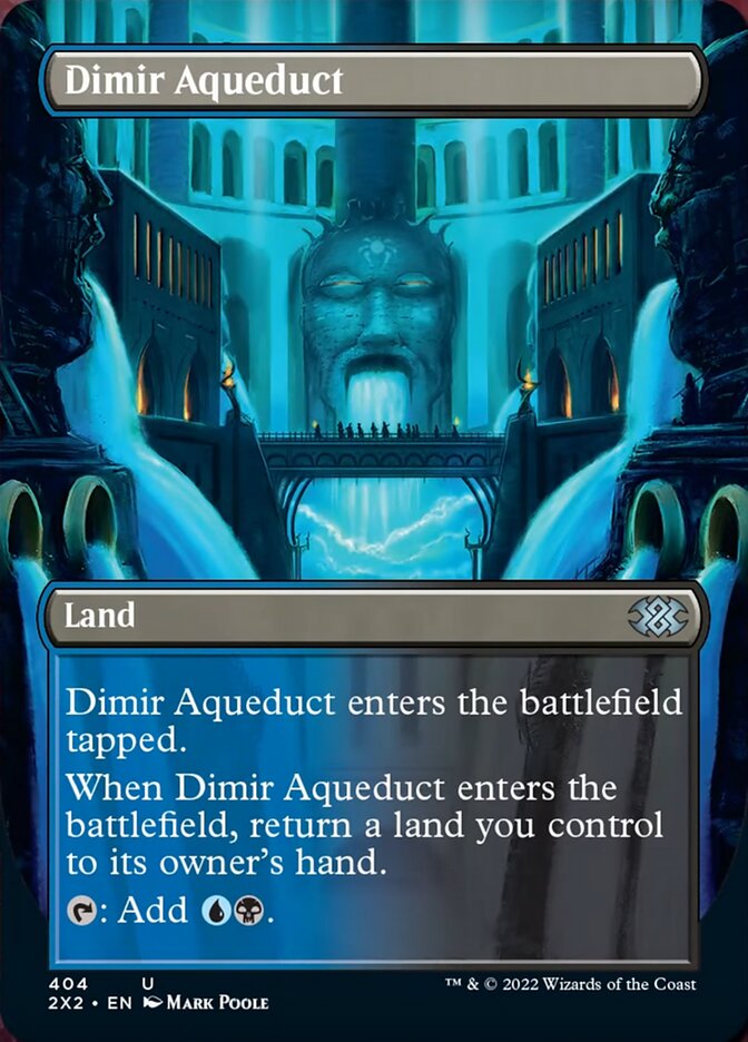 Dimir Aqueduct (Borderless Alternate Art) [Double Masters 2022] | Card Citadel