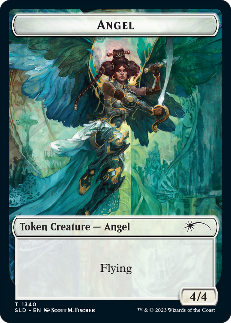 Angel (SLD) // Soldier (GRN) Double-Sided Token [Secret Lair: Angels Tokens] | Card Citadel