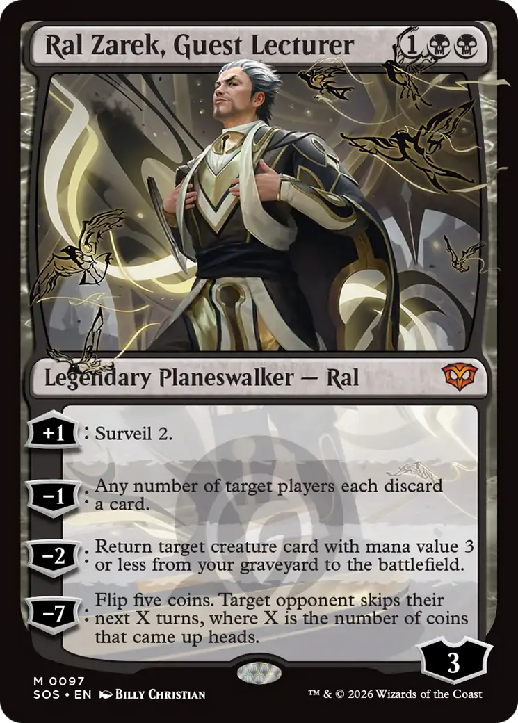 Ral Zarek, Guest Lecturer [Secrets of Strixhaven] | Card Citadel