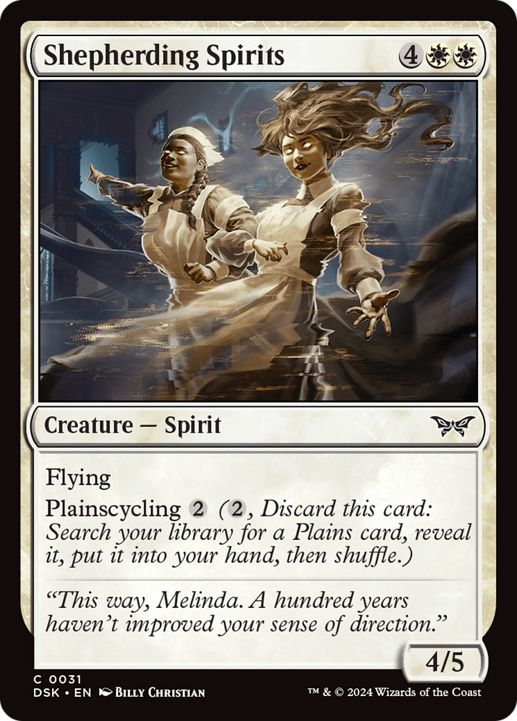 Shepherding Spirits [Duskmourn: House of Horror] | Card Citadel