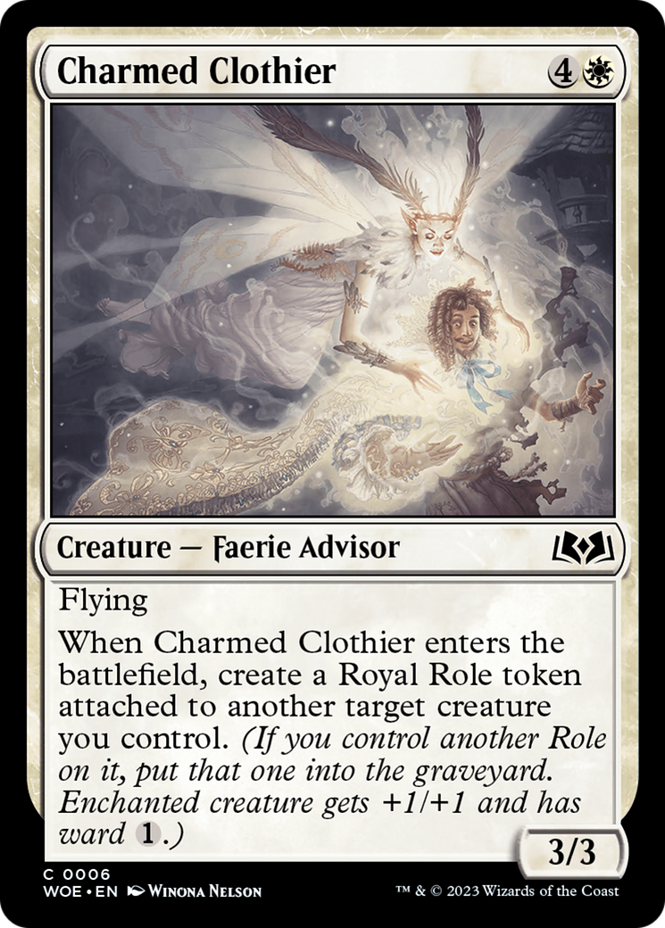 Charmed Clothier [Wilds of Eldraine] | Card Citadel