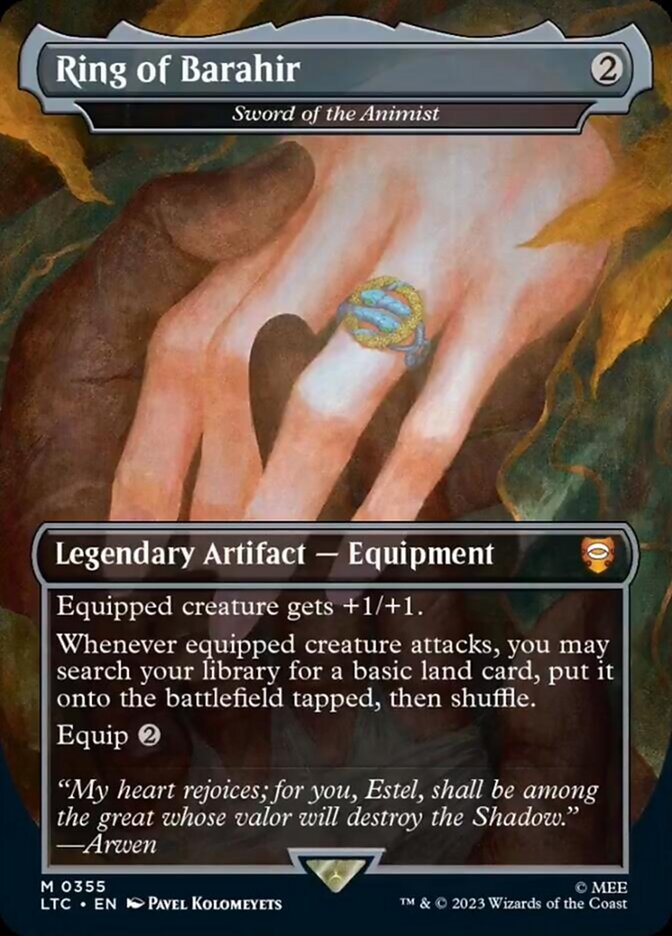 Ring of Barahir - Sword of the Animist [The Lord of the Rings: Tales of Middle-Earth Commander] | Card Citadel