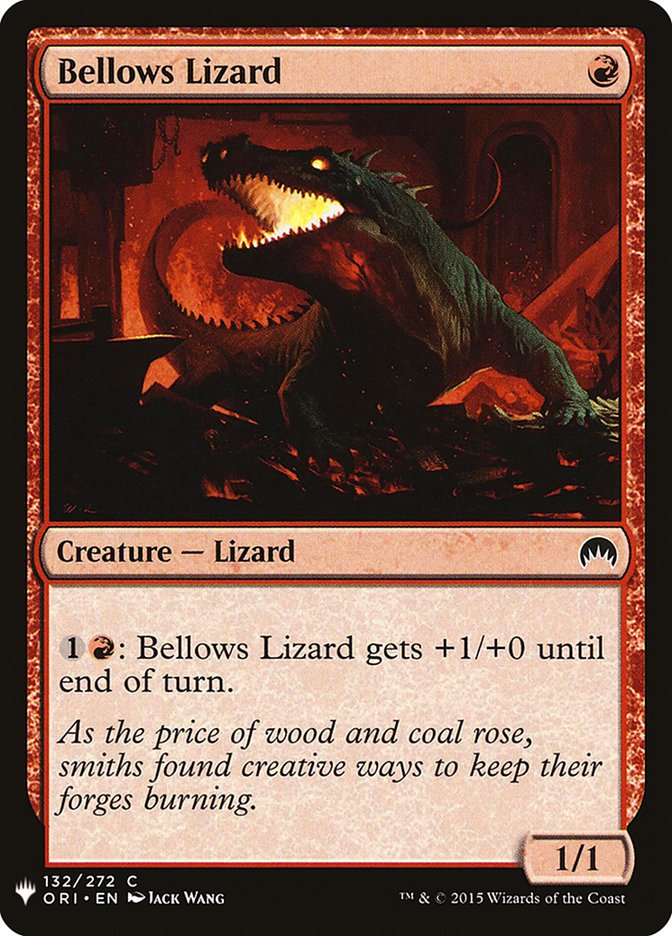 Bellows Lizard [Mystery Booster] | Card Citadel