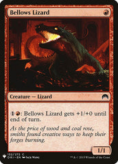 Bellows Lizard [Mystery Booster] | Card Citadel