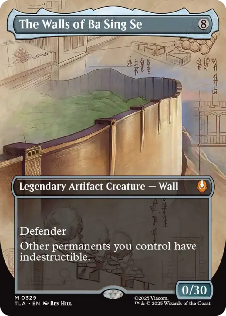 The Walls of Ba Sing Se (Borderless) [Avatar: The Last Airbender] | Card Citadel