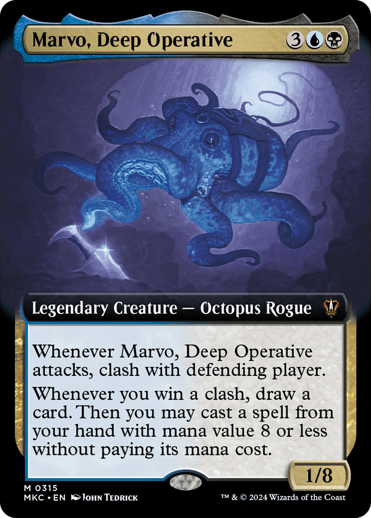 Marvo, Deep Operative (Extended Art) [Murders at Karlov Manor Commander] | Card Citadel