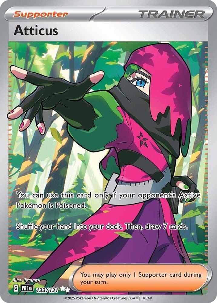 Atticus (133/131) [Scarlet & Violet: Prismatic Evolutions] | Card Citadel