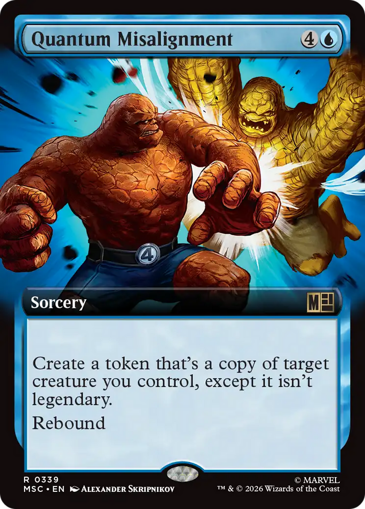 Quantum Misalignment (Extended Art) [Marvel Super Heroes Commander] | Card Citadel