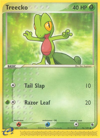 Treecko (76/109) [EX: Ruby & Sapphire] | Card Citadel