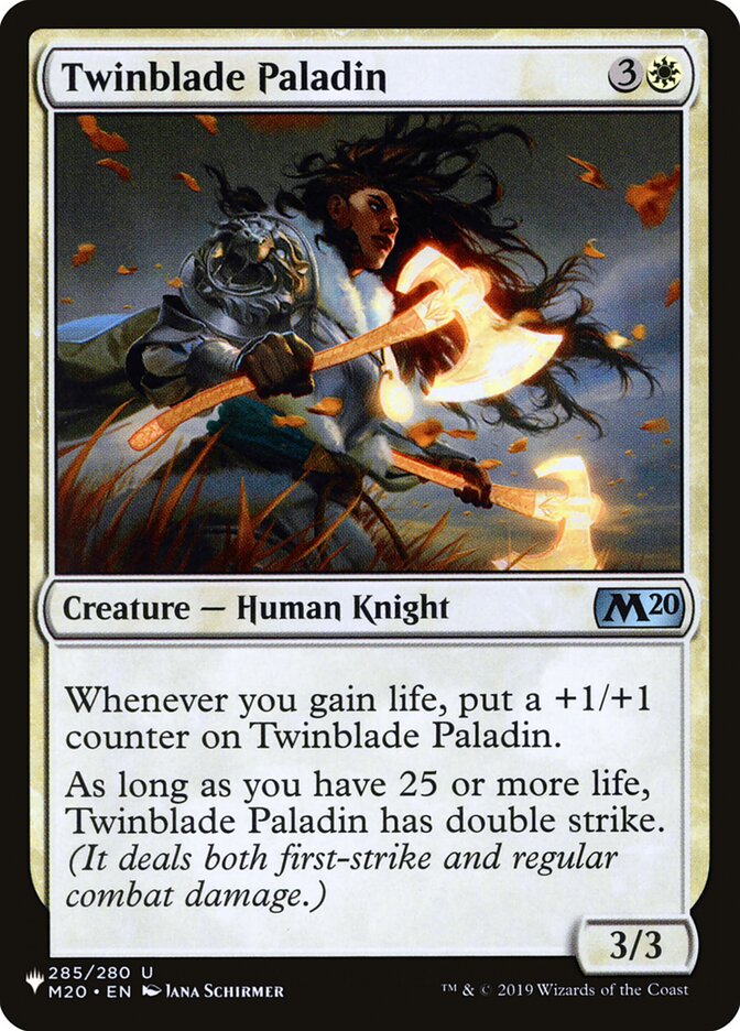 Twinblade Paladin [The List] | Card Citadel