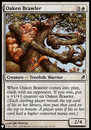 Oaken Brawler [The List] | Card Citadel