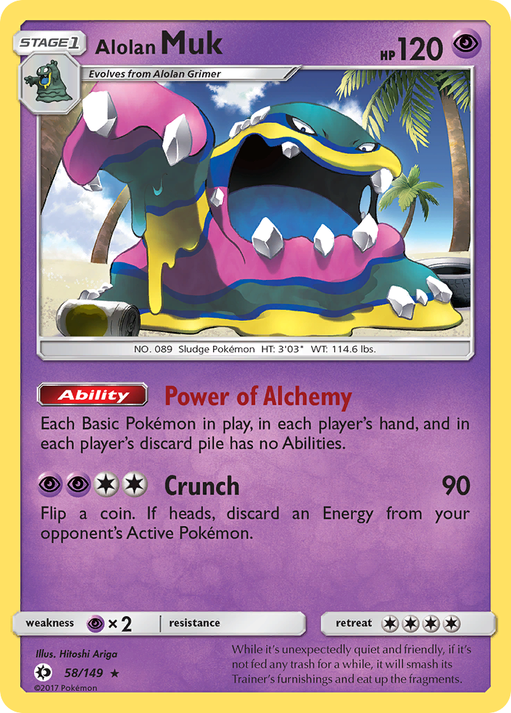 Alolan Muk (58/149) [Sun & Moon: Base Set] | Card Citadel