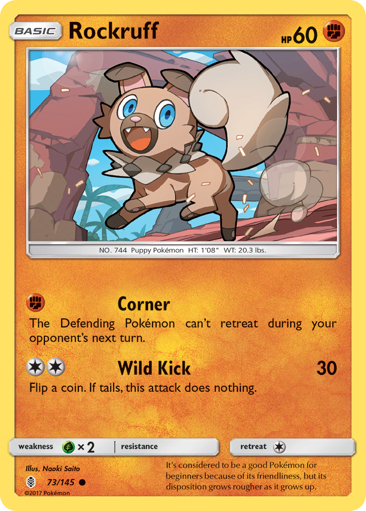 Rockruff (73/145) [Sun & Moon: Guardians Rising] | Card Citadel