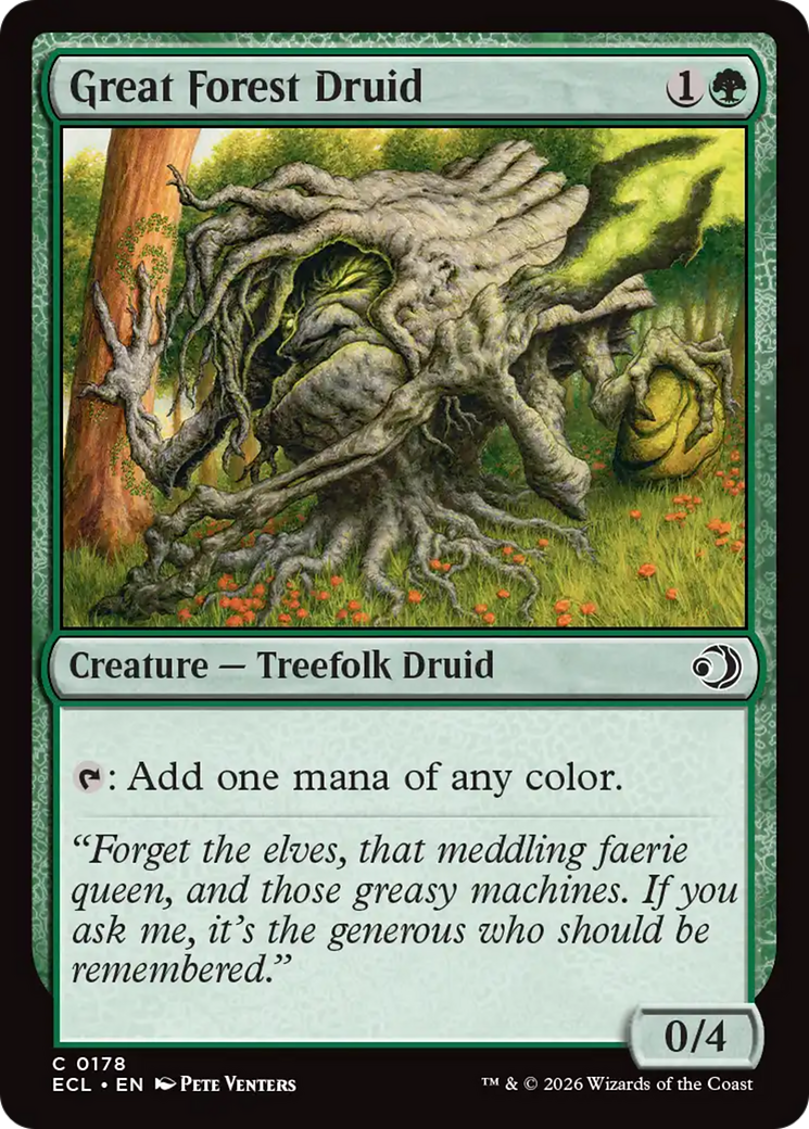 Great Forest Druid [Lorwyn Eclipsed] | Card Citadel