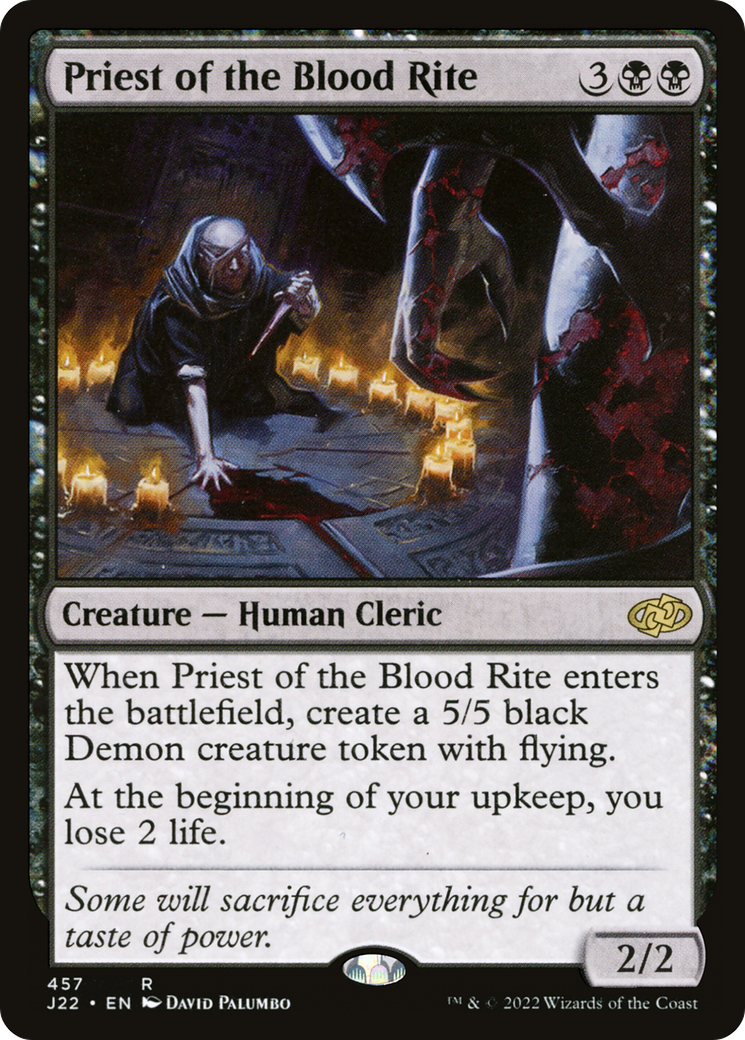 Priest of the Blood Rite [Jumpstart 2022] | Card Citadel