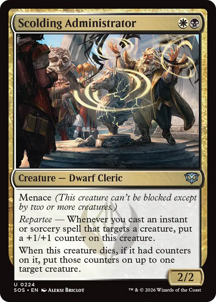 Scolding Administrator [Secrets of Strixhaven] | Card Citadel