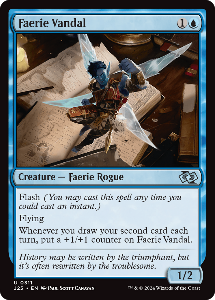 Faerie Vandal [Foundations Jumpstart] | Card Citadel