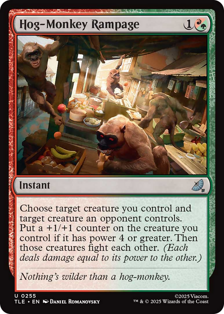 Hog-Monkey Rampage [Avatar: The Last Airbender: Eternal-Legal] | Card Citadel